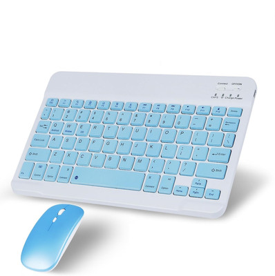 VENDICS KEY BOARD WITH MOUSE Bluetooth Laptop-size Multi-device Keyboard Compatible with iPad(Dark Blue)