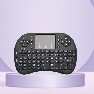 Clairbell Bluetooth Wireless Keyboard, Pocket Size USB Rechargeable Bluetooth KeyboardF93 Wireless Thumb-size Multi-device Keyboard Compatible with Desktop, Laptop, Mac(Black)