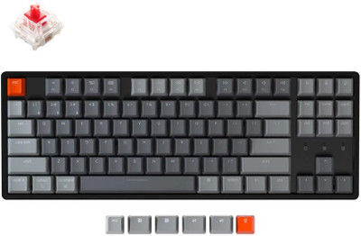 Keychron K8 Wireless Mechanical Keyboard | Multi-device Keyboard Bluetooth, Wired USB, Wireless Tenkeyless Multi-device Keyboard Compatible with Desktop, Laptop, Mac Easy to Use,Plug and Play,Quick, Comfy Durable body(Gateron G Pro Red) Keychron K8 Wireless Mechanical Keyboard | Multi-device Keyboard Bluetooth, Wired USB, Wireless Tenkeyless Multi-device Keyboard Compatible with Desktop, Laptop, Mac Easy to Use,Plug and Play,Quick, Comfy Durable body(Gateron G Pro Red)