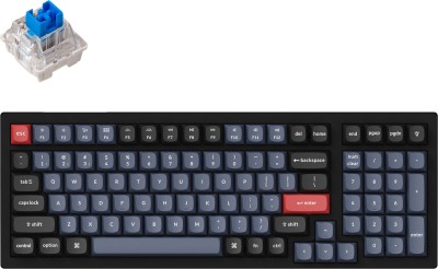 Keychron K4 Pro Wireless Mechanical Keyboard Bluetooth, Wired USB, Wireless Multi-device Keyboard(Key_chron K Pro Blue)