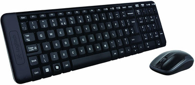 Logitech MK220 Wireless Standard Multi-device Keyboard Compatible with Desktop, Laptop, Mac(Black)