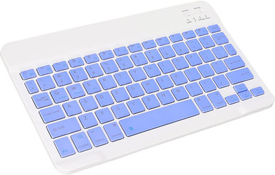 MARS BK-100 wireless Universal Ultra Slim Portable Wireless Bluetooth Keyboard Bluetooth Laptop-size Multi-device Keyboard(Purple)