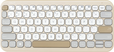 ASUS Marshmallow KW100 Bluetooth Laptop-size Multi-device Keyboard Compatible with Desktop, Laptop, Mac Supports Up to 3 Devices, 1.6Mm Key Travel, Scissor Keys, Compact & Lightweight(Oat Milk) ASUS Marshmallow KW100 Bluetooth Laptop-size Multi-device Keyboard Compatible with Desktop, Laptop, Mac Supports Up to 3 Devices, 1.6Mm Key Travel, Scissor Keys, Compact & Lightweight(Oat Milk)