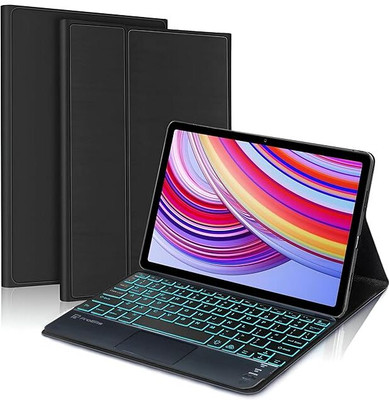 Proelite TouchPad Keyboard case for Redmi Pad Pro 12.1 inch, Magnetic Detachable Wireless Bluetooth Standard Tablet Keyboard Compatible with Desktop, Laptop, Mac(Black)