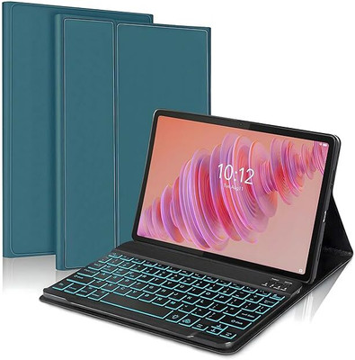 Proelite Keyboard case for Lenovo Tab Plus 11.5 inch Magnetic Detachable Wireless Bluetooth Standard Tablet Keyboard Compatible with Tablet(Dark Green)