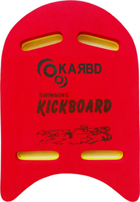 KARBD 4 Cut Swimming Training Floating Board for Swim Pool Safe Dual Color Kickboard(Red, Yellow)