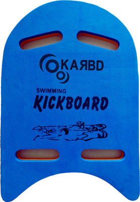 KARBD 4 Cut Swimming Training Floating Board for Swim Pool Safe Dual Color Kickboard(Blue)