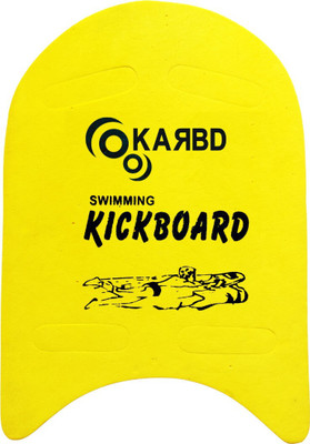 KARBD 4 Cut Swimming Training Floating Board for Swim Pool Safe Dual Color Kickboard(Green)
