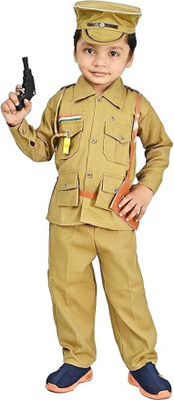 FANCYJET Police Dress for Kids| Dress With Accessories Kids Costume Wear