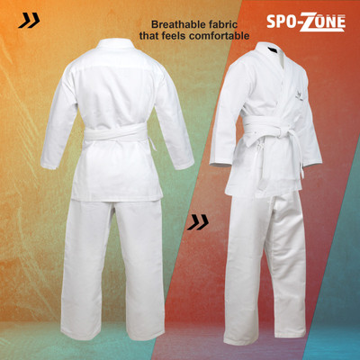 SPO Zone Karate Dress Kids Costume Wear