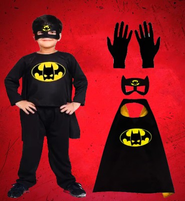 FDF Batman dress with cape and gloves Kids Costume Wear