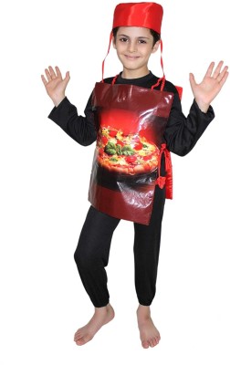 KAKU FANCY DRESSES Burger Junk Food Dress, Object Costume For Boys & Girls - Freesize (3-12 yrs) Kids Costume Wear