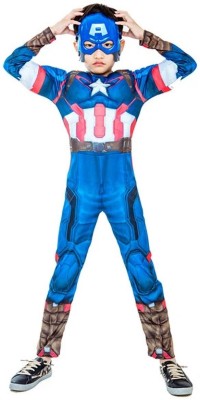 AuraGreen Captain America Kids Costume Wear