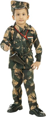 SHAURYA INNOVATION Army Military Costume Dress for Kids ( permium) (Set Of 6) Kids Costume Wear