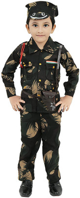 Shoppingpoint Army Dress Set - Uniform, Hat, and Accessories Kids Costume Wear