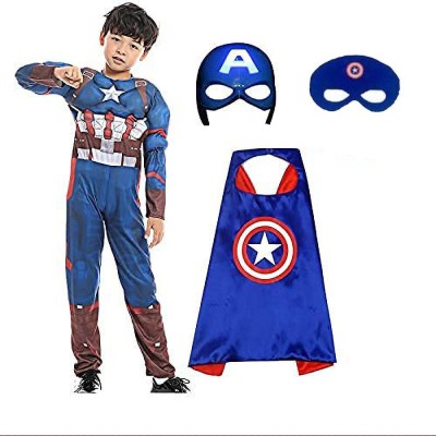 FDF captain america dress Kids Costume Wear