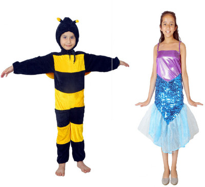 FRAIVIKO Honey Bee and Mermaid Kids Costume Wear