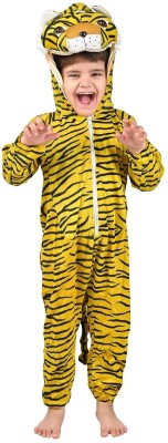 EthnicAlive Wild Animal Dress For Kids Girls And Boys, Tiger Dress For Kids Costume Wear