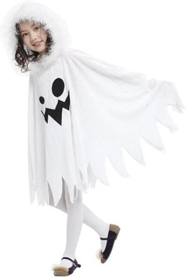 Vartanu White ghost Halloween cloak costume for kids Kids Costume Wear