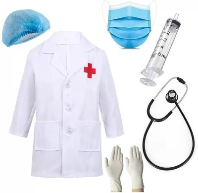 Fany Doctor Coat for Kids| Full Accessories Kids Costume Wear