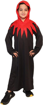 KAKU FANCY DRESSES Dracula Witch Hooded Gown – Horror Costume for Party/Halloween-3 - 4 Years Kids Costume Wear