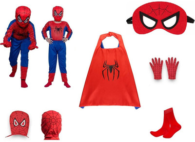 ECOM FASHION HUB Spiderman dress Little boys & girls Kids Costume Wear
