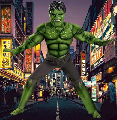 Adarsh Enter Hulk Kids Costume Wear