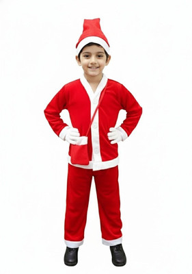 Glimmer Santa Claus Costume Dress for Kids – Boys & Girls Kids Costume Wear