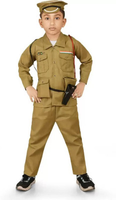 Shoppingpoint Army Dress Set - Uniform, Hat, and Accessories Kids Costume Wear