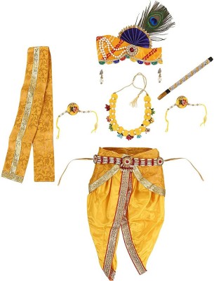 Raj Fancy Dresses Raj Fancy Dresses Krishna Dress for Kids 6 Months, Janmashtami Jewellery Kids Costume Wear