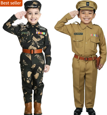 Urika Police and army combo-7 Kids Costume Wear