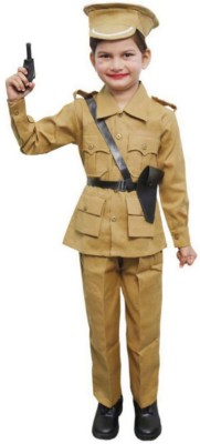 ITSMYCOSTUME Police Costume Dress For Kids-8-9 Years Professional Fancy dress Costume Kids Costume Wear