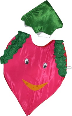 KAKU FANCY DRESSES Onion Vegetables Costume Cutout with Cap For Boys & Girls (Freesize 3-12 Yr) Kids Costume Wear