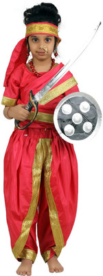 BookMyCostume Rani Laxmi Bai Kids Costume Wear