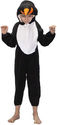 KAKU FANCY DRESSES Woodpecker Dress for Boys & Girls, Bird Costume - Black, 3-4 Years Kids Costume Wear