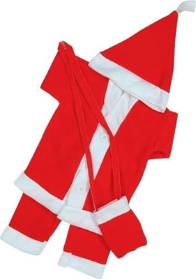 TMT HUB Santa Clause Kids Costume Wear