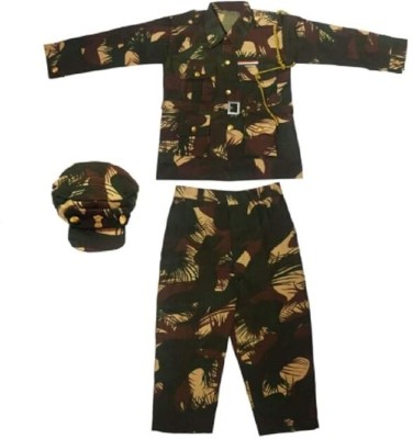 Kkalakriti Army Soldier Fancy Dress Kids Costume Wear