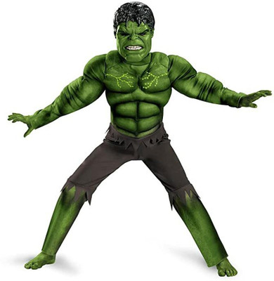 OJASFASHION Hulk Fancy Dress Costume Kids Costume Wear