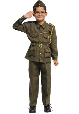 ITSMYCOSTUME Subhash Chandra Bose Costume Dress for Kids Kids Costume Wear