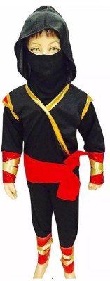 fancydressworld Ninja Dress Kids Costume Wear