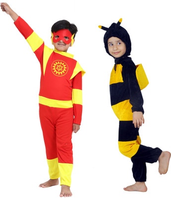 FRAIVIKO Shaktiman and Honey Bee Dress Kids Costume Wear