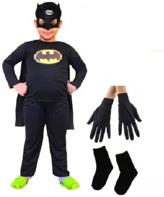 Aditya Fashion World Batman Costume for kids with Mask, Gloves Kids Costume Wear Costume Kids Costume Wear