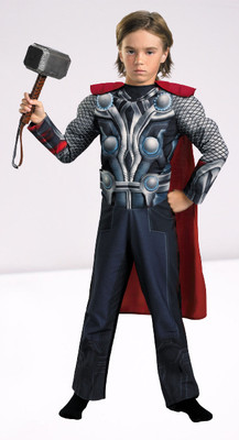 blessings ent THOR SUPERHERO MUSCLE DRESS Kids Costume Wear