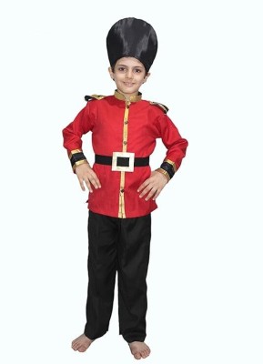 KAKU FANCY DRESSES British Guard Costume For Boys, Independence day School Play Dress - 5-6 Years Kids Costume Wear