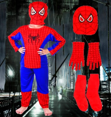 FDF spiderman dress with gloves and socks for kids Kids Costume Wear