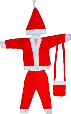 Fany Santa Claus Kids Costume Wear