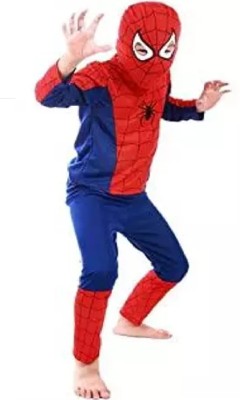 Fancy Steps spiderman dress for kids Kids Costume Wear