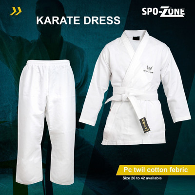 SPO Zone Karate Dress For Boy Girls Size-34 Kids Costume Wear