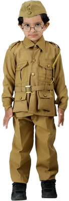 BookMyCostume Subhash Chandra Bose Kids Costume Wear