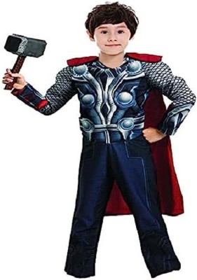 Shivani Enterprises THOR SUPERHERO MUSCLE DRESS Avenger Superhero Costume Kids Costume Wear